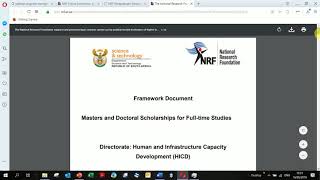 How to apply for NRF Masters Funding 2019 [upl. by Teirrah335]