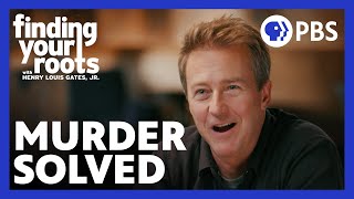 Edward Norton’s Murder Mystery SOLVED  Finding Your Roots  PBS [upl. by Merat]