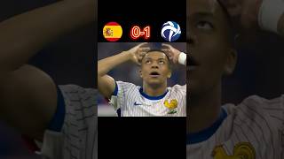 Espana 🆚 France21 match highlights football worldcup ronadovsmessi shorts shortvideos [upl. by Eislel]