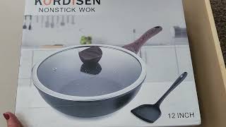 Kordisen Nonstick Wok Review  BEST NONSTICK WOK [upl. by Sudnak257]