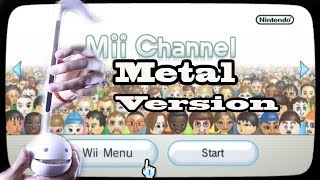 Mii Channel Theme  OTAMATONE METAL COVER [upl. by Inger]