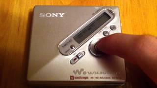 Analisis de Sony MiniDisc MZN710 [upl. by Fein91]