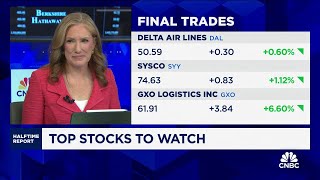 Final Trades Delta Air Lines Sysco and GXO Logistics Inc [upl. by Brill557]