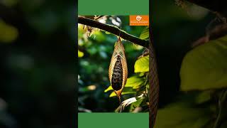 Mesmerizing Caterpillar to Butterfly Transformation  Butterfly  Animation nature shorts [upl. by Monagan]