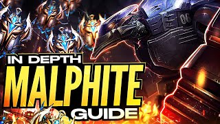 MALPHITE GUIDE  How To Carry With Malphite The Entire Game  Detailed Challenger Guide [upl. by Oiznun]