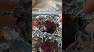 Simple roasted beets recipe from a dietitian 🫶🏼link in comments nutritiousrecipes easyrecipe [upl. by Ahsemrac823]