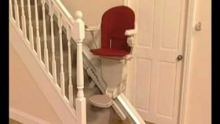 Stannah Stairlifts  Straight hinge video [upl. by Camm461]