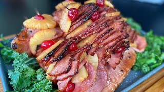 WORLDS BEST Pineapple Honey Glazed Holiday Ham Brown Sugar Pineapple Glazed Ham  Easter Recipes [upl. by Batty]