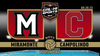 Miramonte at Campolindo Boys Water Polo 92023 [upl. by Domineca]