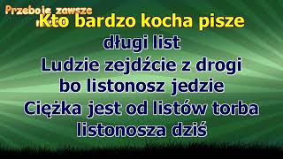 Skaldowie  Medytacje wiejskiego listonosza  karaoke [upl. by Noicnecsa]