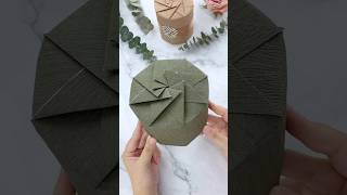 Gift Wrapping  Circular Gift Wrapping Round Gift Box Wrapping Design shorts giftwrapping [upl. by Ajin]