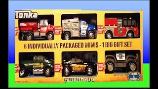 Top 6 TONKA Toys GARBAGE TRUCK 🚒 AMBULANCE SHERIFF PARK RANGER amp FIRE ENGINE unboxing [upl. by Esital]