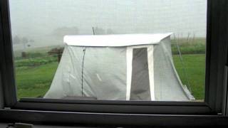 Springbar Tent in High Winds [upl. by Hehre]