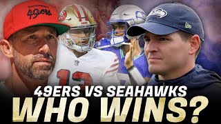 PREDICTION 49ers vs Seahawks — Purdy CMC Bosa go for full ownership of Seattle [upl. by Rihana]