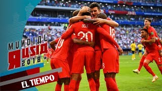 Inglaterra vence a Suecia y esta en semifinales  EL TIEMPO  RUSIA18 [upl. by Niraa]