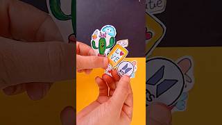 How to make Stickers at homehomemade StickersDiy Stickers shorts viral stickers [upl. by Nilya460]