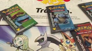 Opening 16 Weighed Pokemon Generation Packs Part 1 [upl. by Lorant]