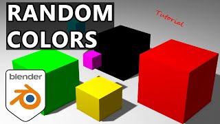 ✅How to Generate Random Colors in Blender [upl. by Henryk347]