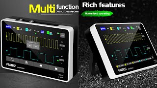 FNIRSI1013D Digital Tablet Oscilloscope Dual Channel 100MHZ [upl. by Noicpesnoc104]