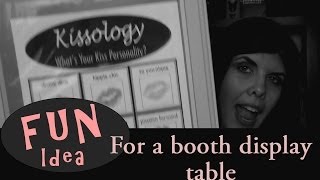 How To Display A Vendor Table  Kissology Booth [upl. by Chesney516]