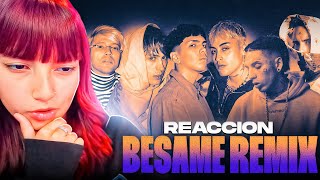 REACCIÓN A BESAME REMIX  BHAVI SEVEN KAYNE MILO J TIAGO PZK KHEA NEO PISTEA [upl. by Lubbock]