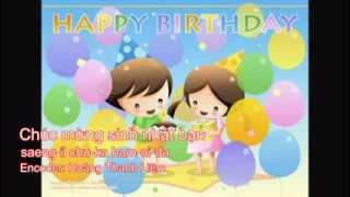 Happy Birthday To You Tiếng Hàn [upl. by Ahsar]