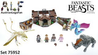 Lego Fantastic Beasts 75952 Newt´s Case of Magical Creatures  Lego Speed Build Review [upl. by Codee193]