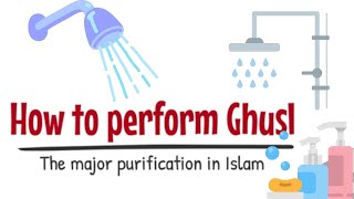 How to perform GHUSL  Sunnah Ghusl [upl. by Niple114]