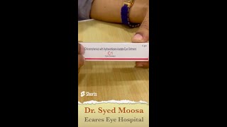 C1 eye ointment  Tamil  Dr Syed Moosa  Eye Doctor [upl. by Adnamal]