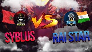 SYBLUS VS RAISTAR  1vs1 HANDCAM GAMEPLAY  INSANE SKILLS ⚔️❤️ [upl. by Neelrahs982]