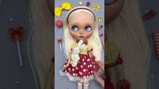 Los ojos de mi muñeca Ashley♥️ blythecustom blythe doll muñecas cute [upl. by Asecnarf243]