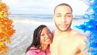 Jacksonville Beach Day 🏖 Day 1  Jamilah and Marcel 🌴 [upl. by Tonneson]