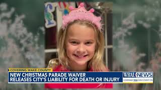 Raleigh Christmas Parade requires participants to sign waiver [upl. by Sparrow307]