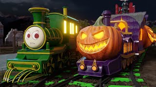 Halloween Express  Halloween Cartoon Fun  Choo choo train kids videos [upl. by Nelia]