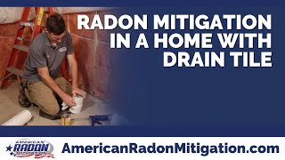 Installing a Radon System in a Home with Drain Tile [upl. by Airdnahc]