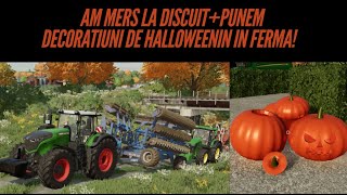 Viata la satep 4Am mers la discuit  punem decoratiuni de halloween in ferma [upl. by Faith687]