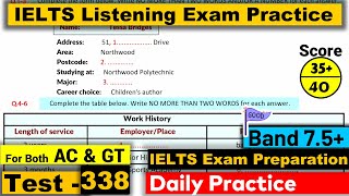 IELTS Listening Practice Test 2023 with Answers Real Exam  338 [upl. by Thesda]