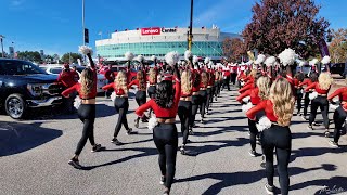 NC State Marching Band  Walk the Lot before Football Game 11092024 [upl. by Ewall]