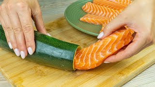 Zalm en courgette recept voor een geslaagd diner Verras de FAMILIE met dit recept [upl. by Nylaf]