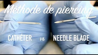 Piercing catheter vs needle blade [upl. by Sheply]