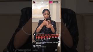 Nicki Minaj INSTAGRAM LIVE 2017 [upl. by Eidnyl472]