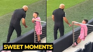 Humble Messi bodyguard treats Mateo Messi like his son  Football News Today [upl. by Atnom]