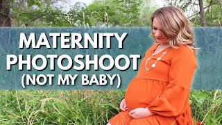 Maternity Photo Shoot  Not My Baby  Surrogacy Pregnancy [upl. by Roice]