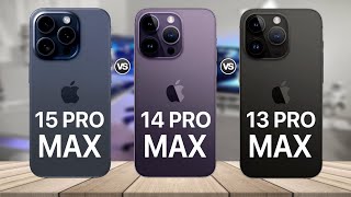 iPhone 15 Pro Max VS iPhone 14 Pro Max VS iPhone 13 Pro Max [upl. by Alikahs]