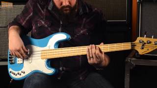 Sandberg VM4 Bass in Marley Blue Finish  CME Gear Demo  Marc Najjar [upl. by Chelsie120]