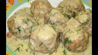 Pulpety w sosie koperkowympomysł na pyszny obiad klopsiki w sosie koperkowym meatballs [upl. by Etep]