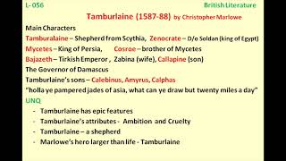 B056 Tamburlaine by Christopher Marlowe [upl. by Stalder]