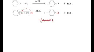 تفاعلات البنزين  الهلجنة  Halogenation [upl. by Bert]