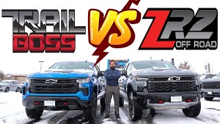 2024 Chevy Silverado Trail Boss vs Silverado ZR2 Which 70000 Chevy Is Best [upl. by Wivinah419]