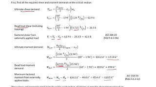 Prestressed Concrete Design  10  Example 1  Design for Shear using ACI 31819 [upl. by Arvy]